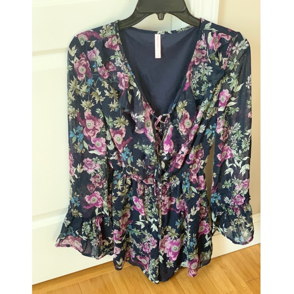 Target Ruffled Sleeve Romper